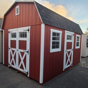 10' x 14' Wood Sided Gambrel