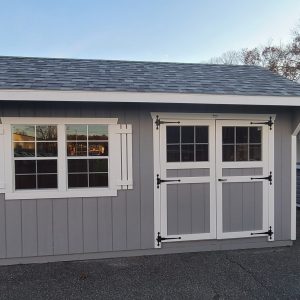 10' x 16' Wood Sided Garden Quaker Shed