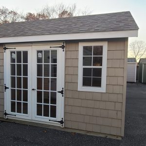 10' x 14' Vinyl Shake Sided Garden Shed