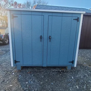 Large 2 Can Garbage Can Shed