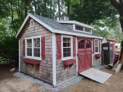 10-X-16-Cedar-shake-Garden-classic-flower-boxes-carriage-doors-transom-dormer