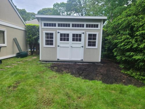 LISB-Hampton-Bays-8x14-Garden-lean-to-custom-color-driftwood-roof-3