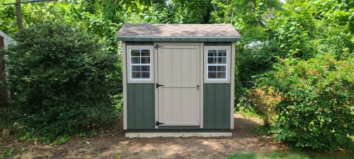 Sayville-6x8-aframe-forest-buckskin-trim-teak-roof-2